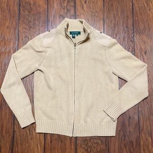 Ralph Lauren Zip-Up Jacket with Shoulder Details